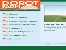 Tablet Screenshot of dorotfarm.com